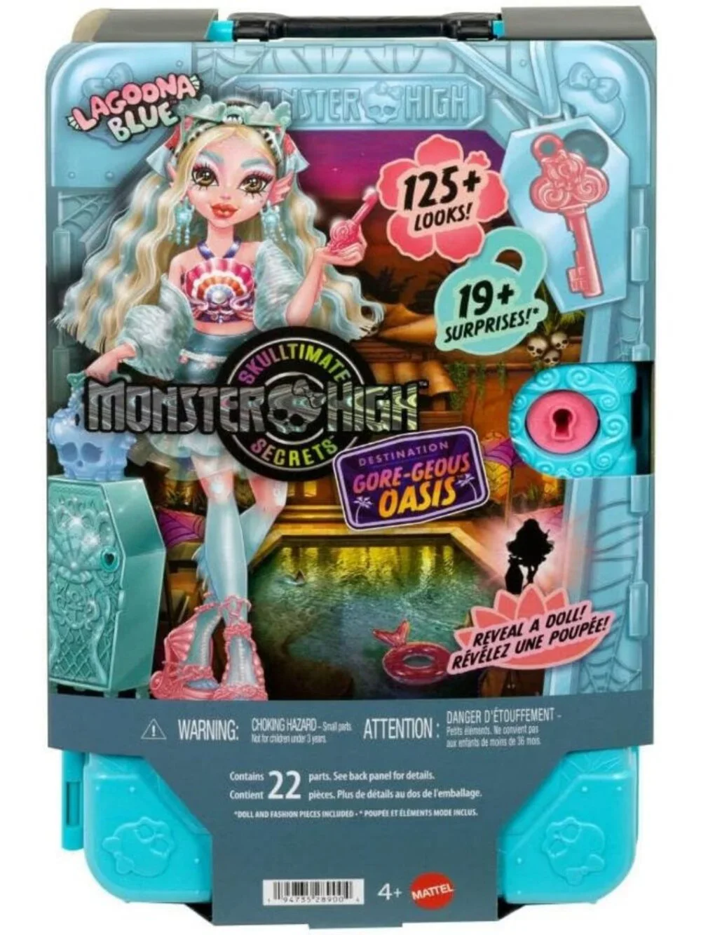 Skulltimate Secrets Lagoona Blue Doll - Monster High Collectible, Fun Playtime